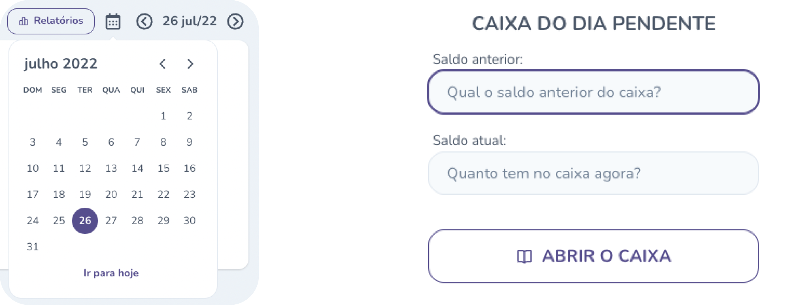 FAÇA O CAIXA DO DIA, SEM COMPLICAÇÕES